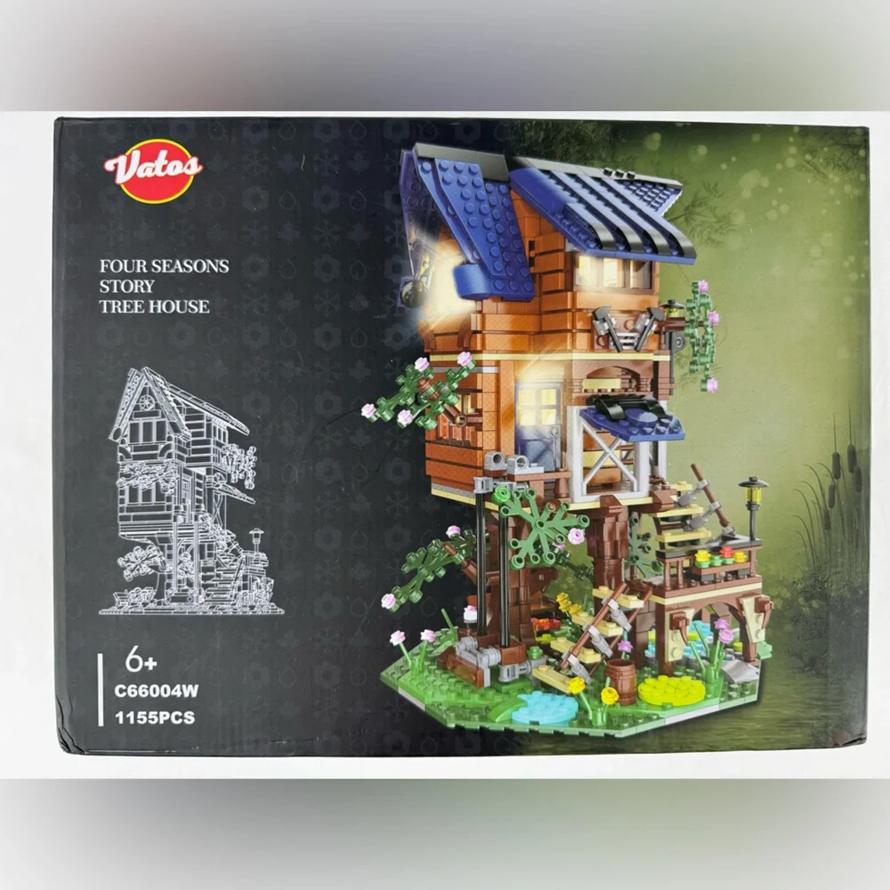 NIB Vatos Four Seasons Story Tree House